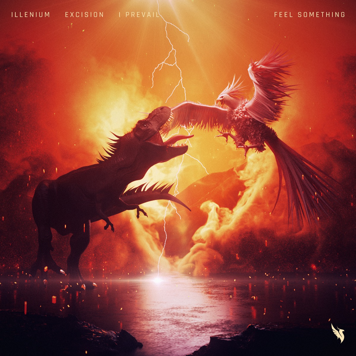 Feel Something - Single by ILLENIUM, Excision & I Prevail album cover