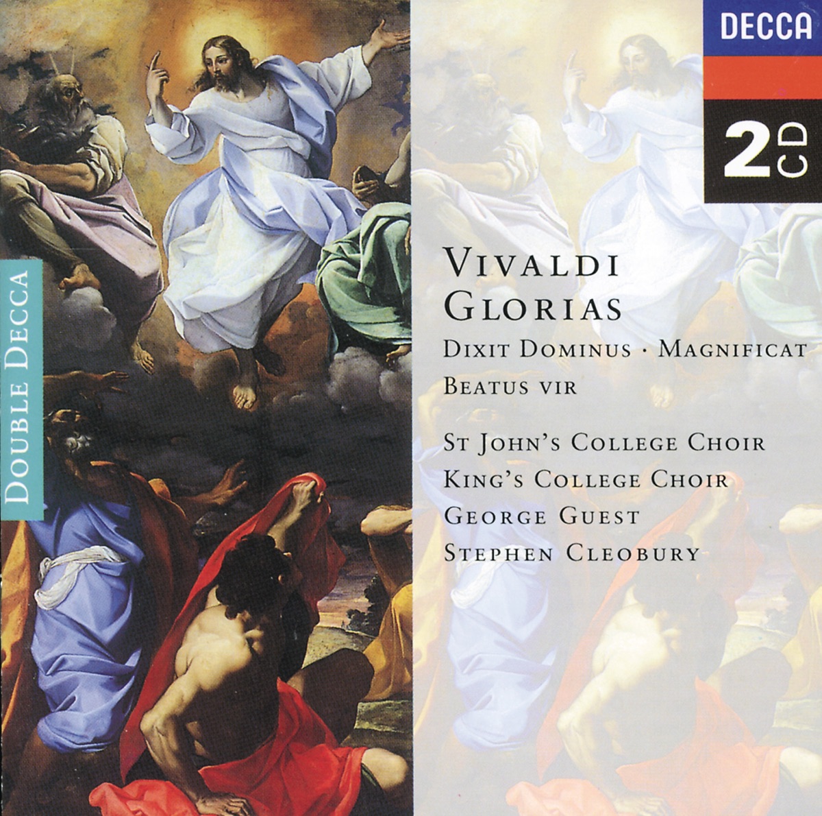 Vivaldi: Glorias, Etc. by Choir of St John’s College, Cambridge, The Choir of King's College, Cambridge, George Guest & Sir Stephen Cleobury album cover