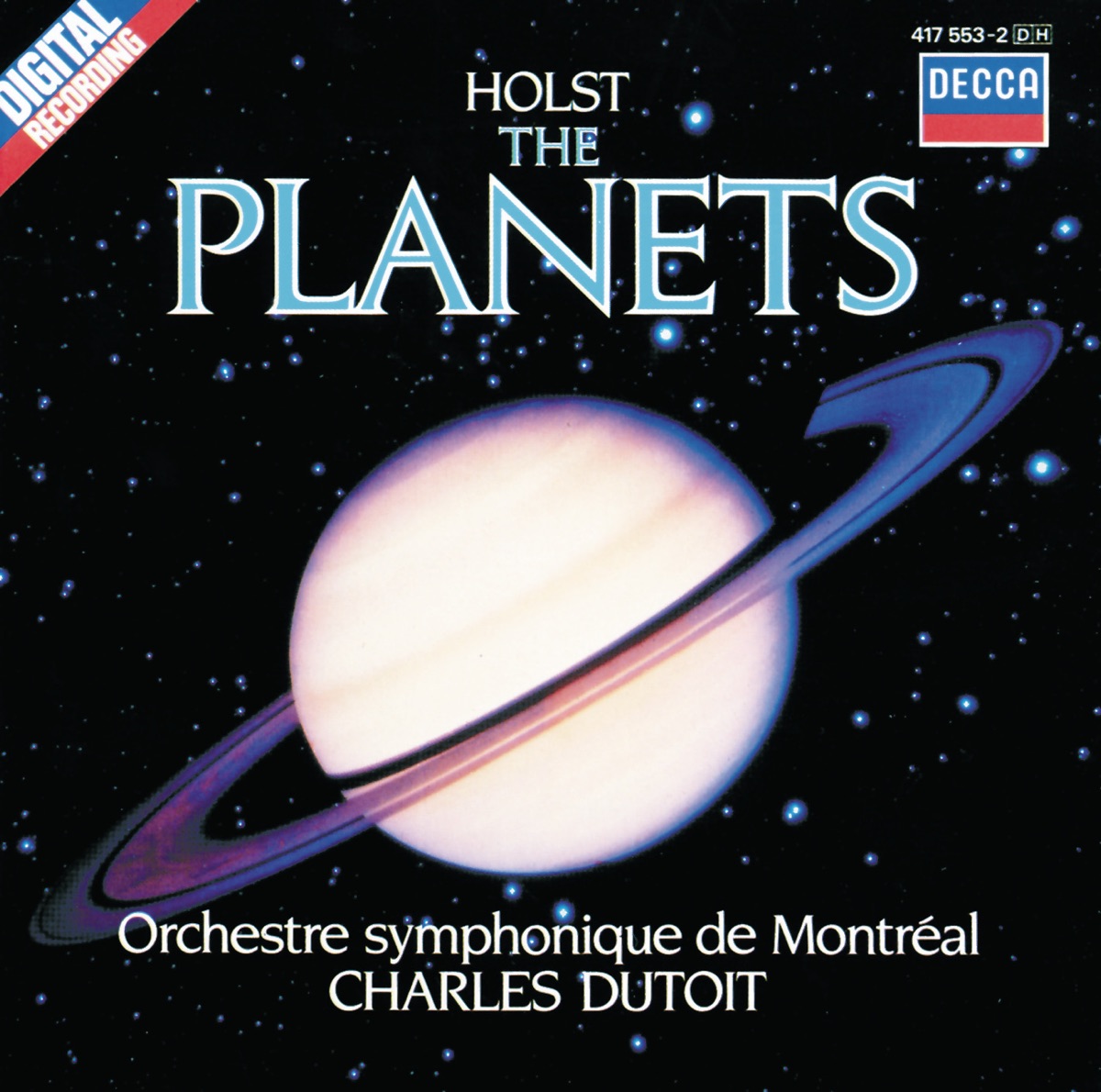 Holst: the Planets by Orchestre Symphonique de Montréal & Charles Dutoit album cover
