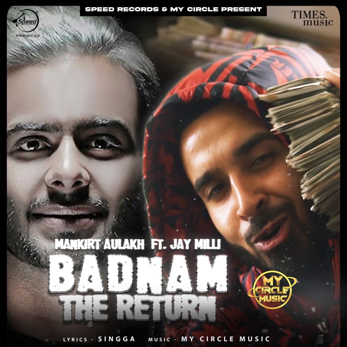 Badnam the Return (feat. Jay Milli) - Single by Mankirt Aulakh album cover