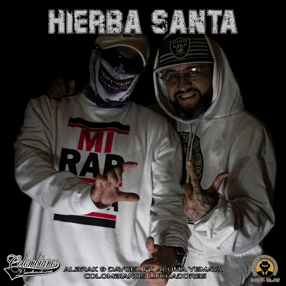 Hierba Santa (feat. Aluma Yemaya) by Colombianos Luchadores, Albrak & Davgel album cover