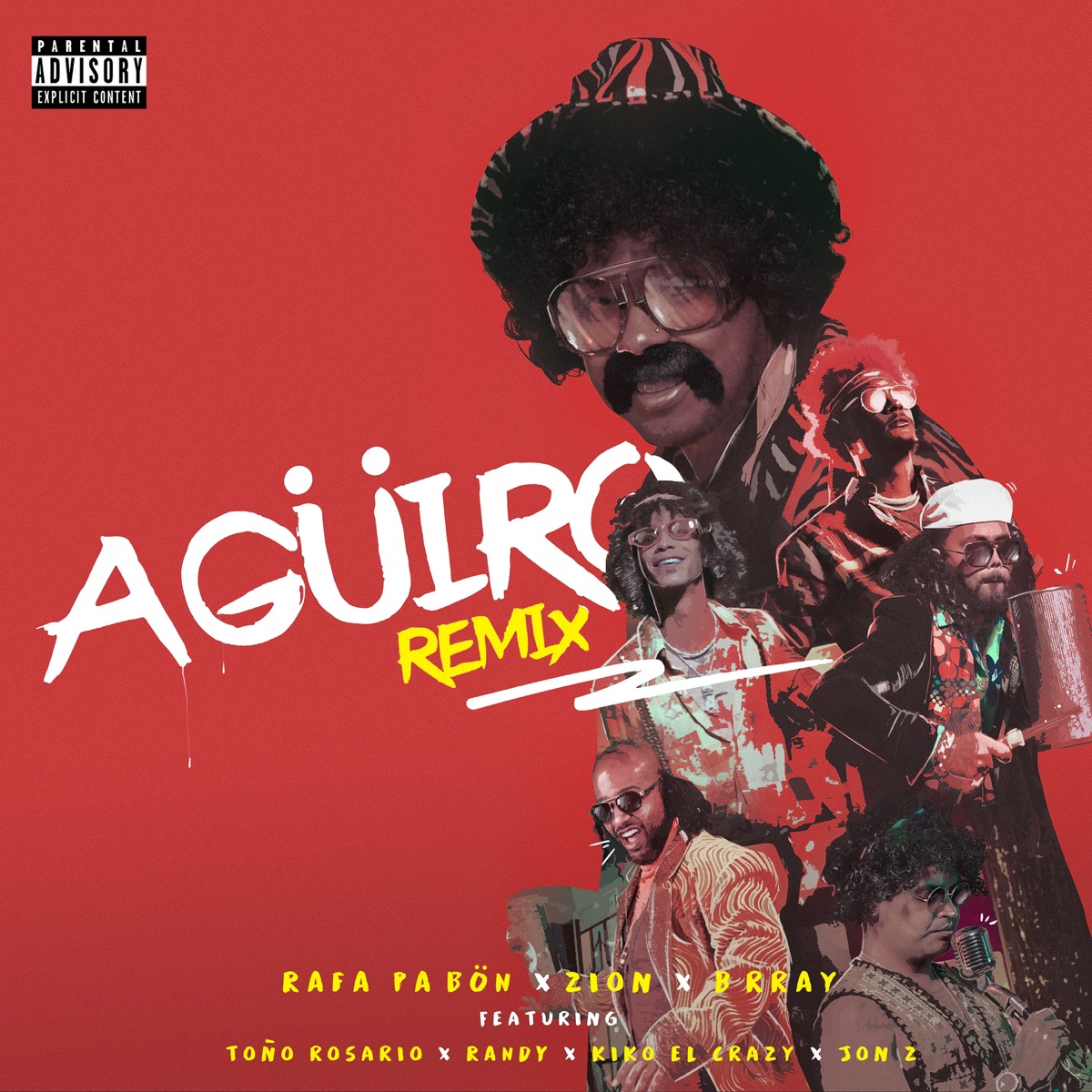 A Güiro (Remix) [feat. Randy Nota Loca, Toño Rosario, Jon Z & Kiko El Crazy] - Single by Rafa Pabón, Zion & Brray album cover