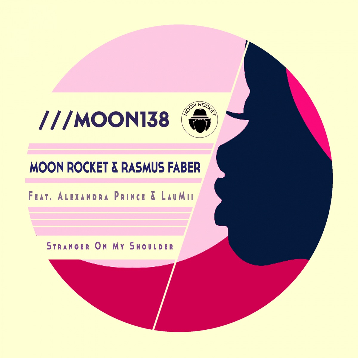 Stranger On My Shoulder (feat. Alexandra Prince & LauMii) - Single by Moon Rocket & Rasmus Faber album cover