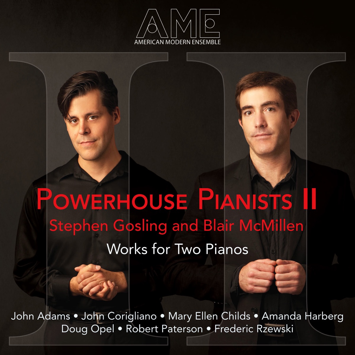 Powerhouse Pianists II by Stephen Gosling & Blair McMillen album cover