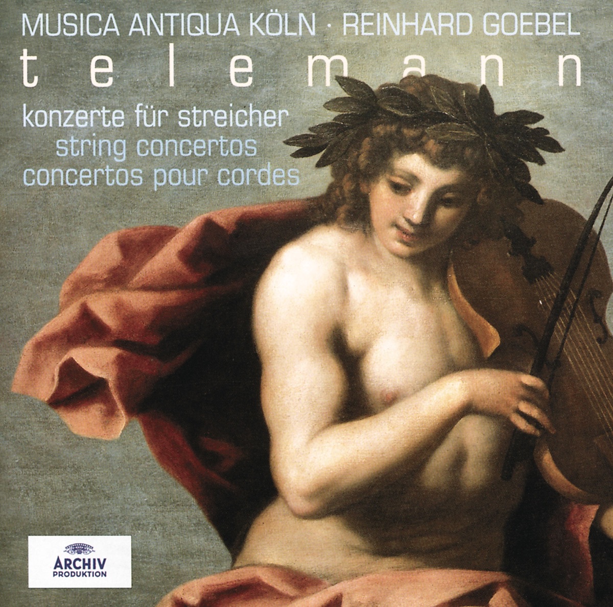 Telemann: String Concertos by Musica Antiqua Köln & Reinhard Goebel album cover