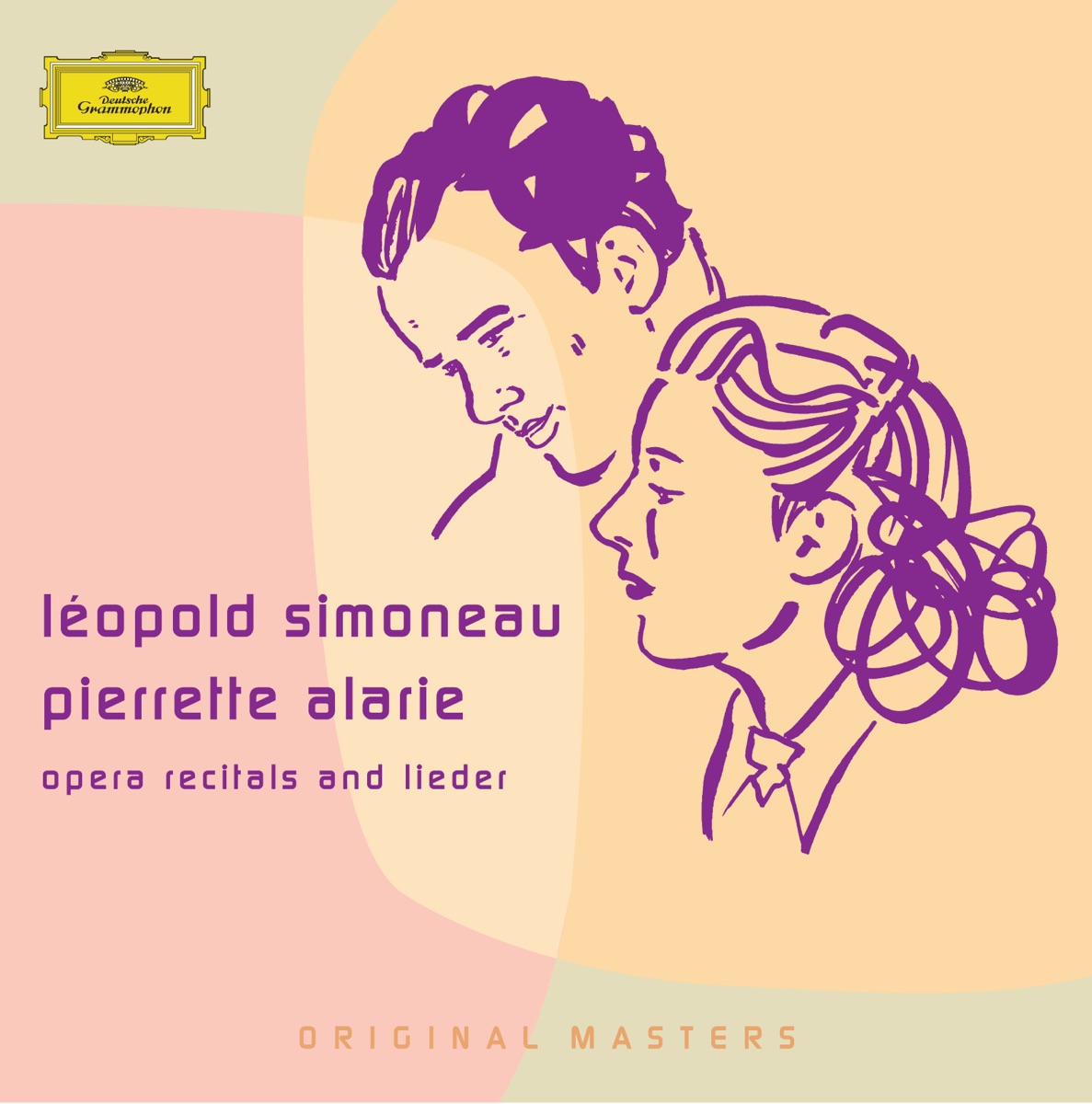 Opera recitals and lieder by Léopold Simoneau & Pierrette Alarie album cover