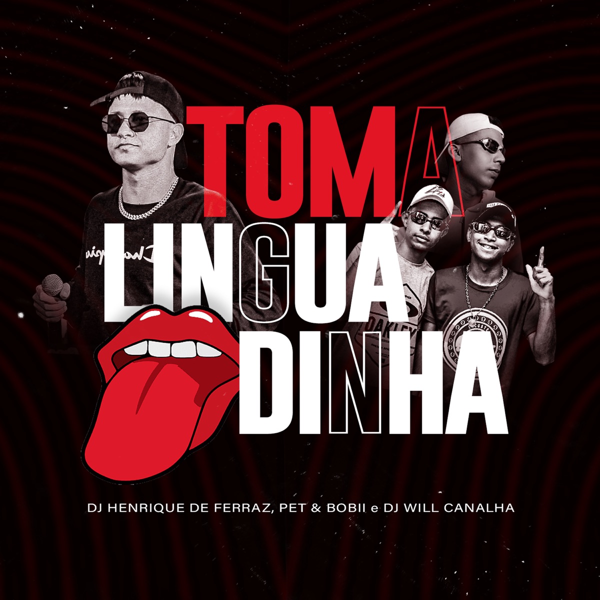 Toma Linguadinha - Single by Dj Henrique de ferraz, Pet & Bobii & Dj Will Canalha album cover