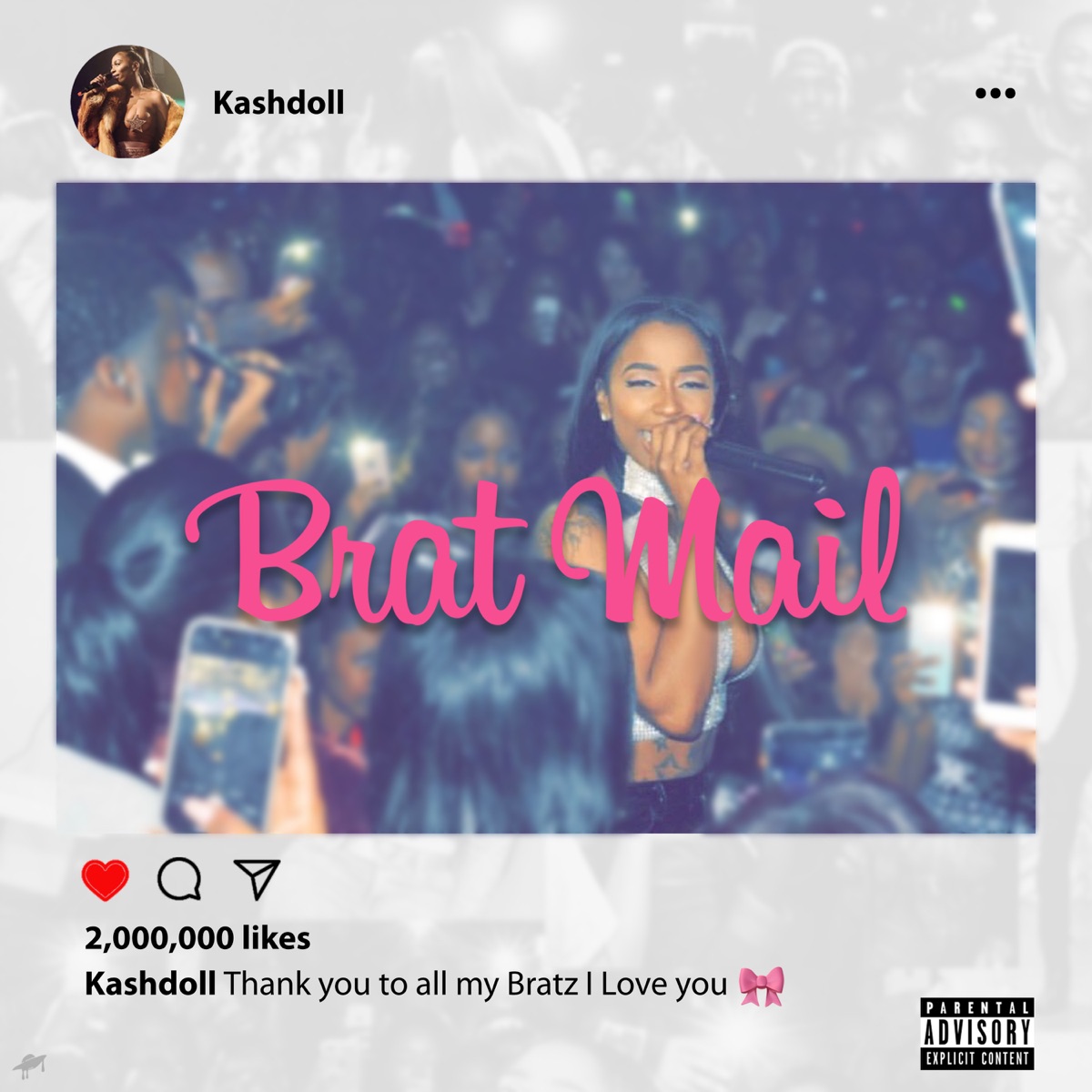 Brat Mail (Mixtape) by Kash Doll album cover