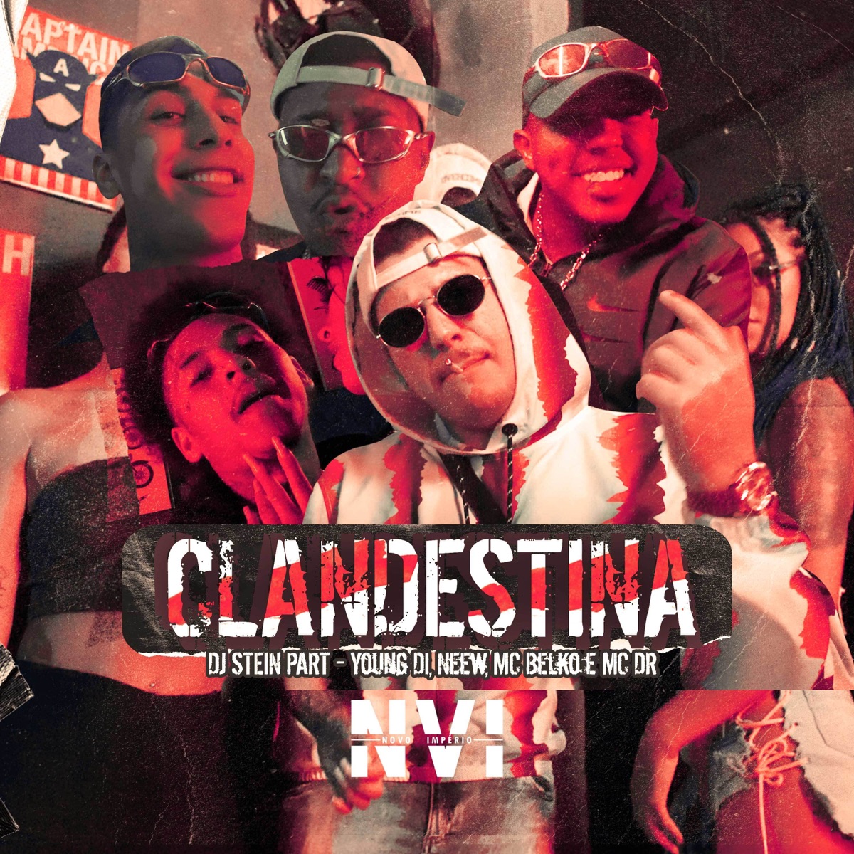 Clandestina (feat. Young D.I., Neew, MC Belko & MC DR) - Single by DJ Stein album cover