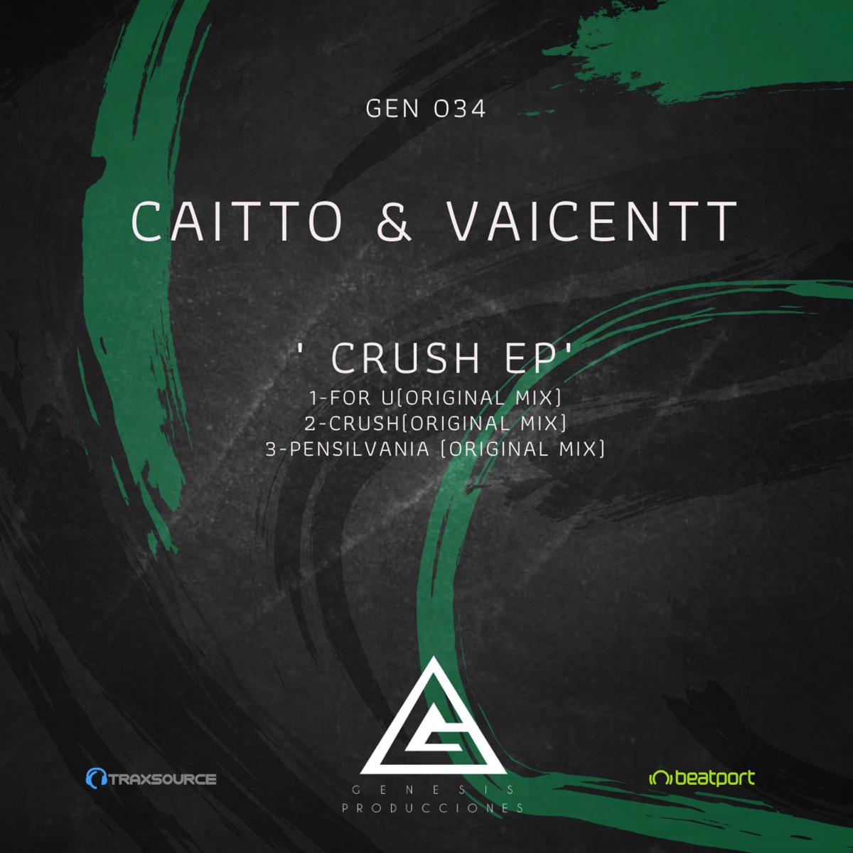 Crush EP by Caitto & Vaicentt album cover