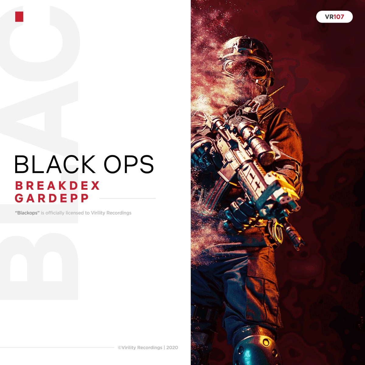 Black Ops - Single by Breakdex & Gardepp album cover