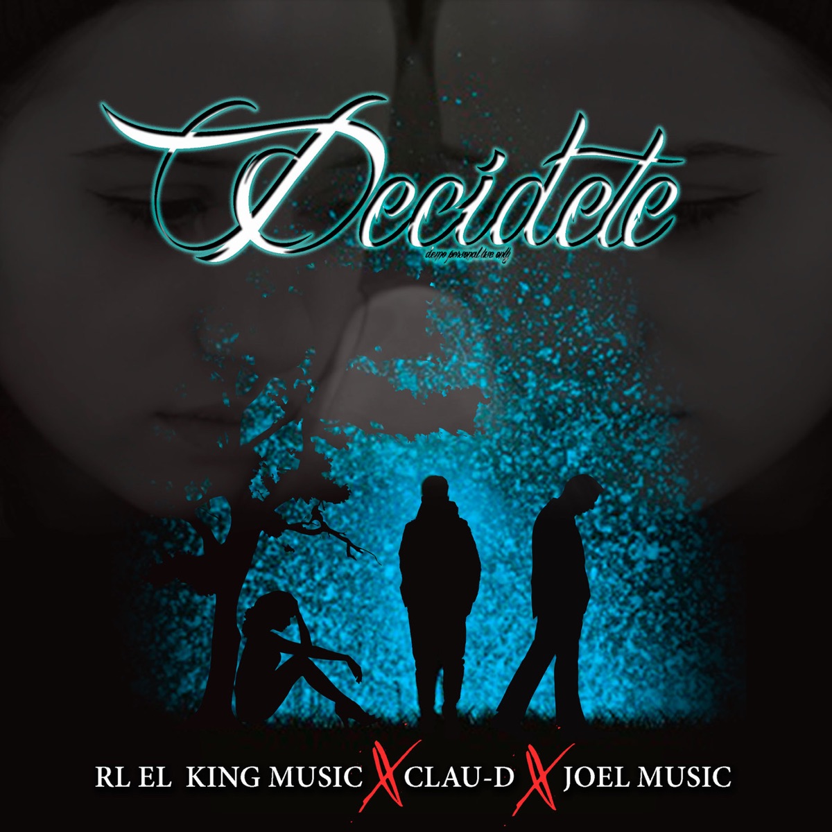 Decídete - Single by RL el king music, Clau-D & Joel Music album cover