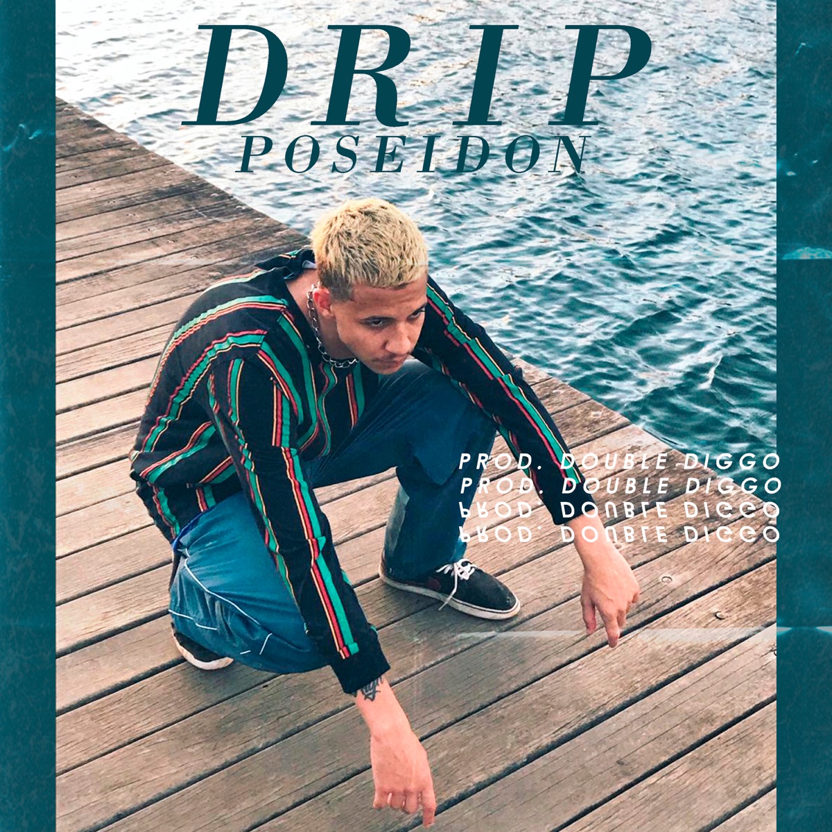 Drip Poseidon - Single by Bluntpk & Double Diggo album cover