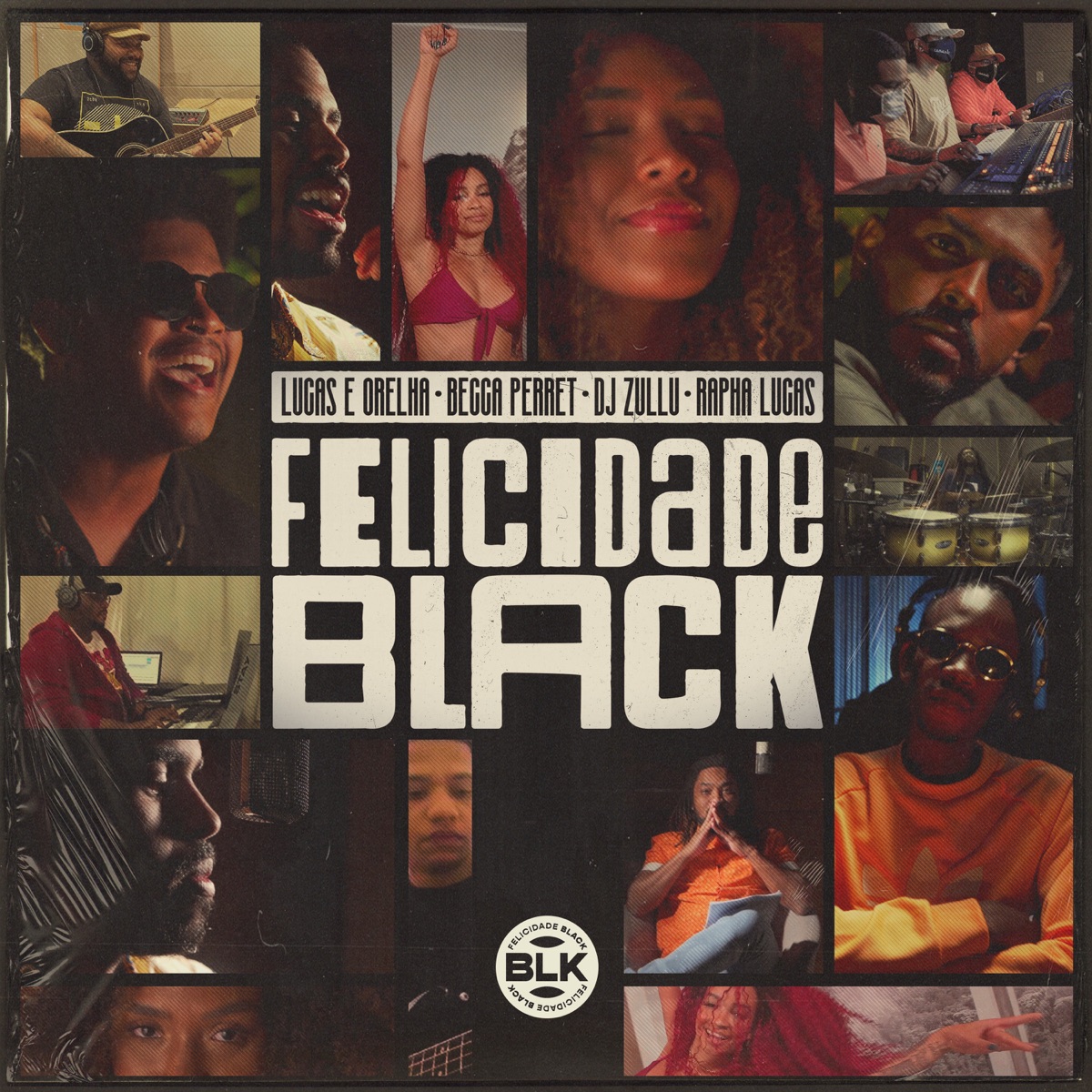 Felicidade Black (feat. Rapha Lucas) - Single by Lucas e Orelha, Becca Perret & DJ Zullu album cover