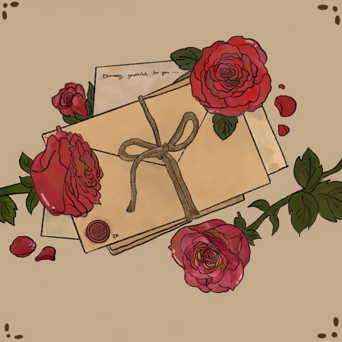 Letters & Roses (feat. Hmz.) - Single by Mickey_ album cover
