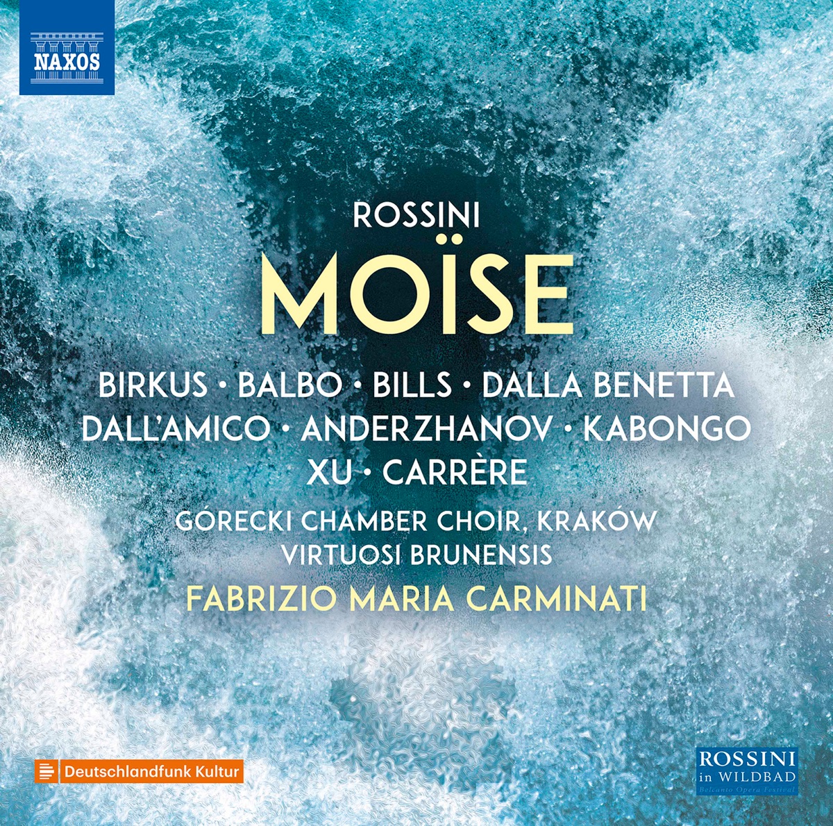 Rossini: Moïse et Pharaon (Live) by Alexey Birkus, Elisa Balbo, Randall Bills, Silvia Dalla Benetta, Virtuosi Brunensis & Fabrizio Maria Carminati album cover