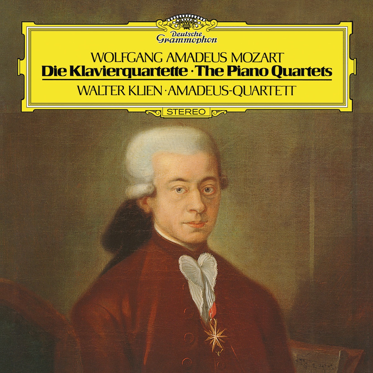 Mozart: Piano Quartet No. 1 in G Minor, K.478 - Piano Quartet No. 2 in E-Flat Major, K.493 by Amadeus Quartet & Walter Klien album cover
