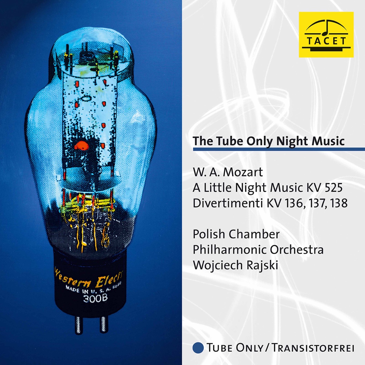 The Tube Only Night Music by Polish Chamber Philharmonic Orchestra Sopot & Wojciech Rajski album cover