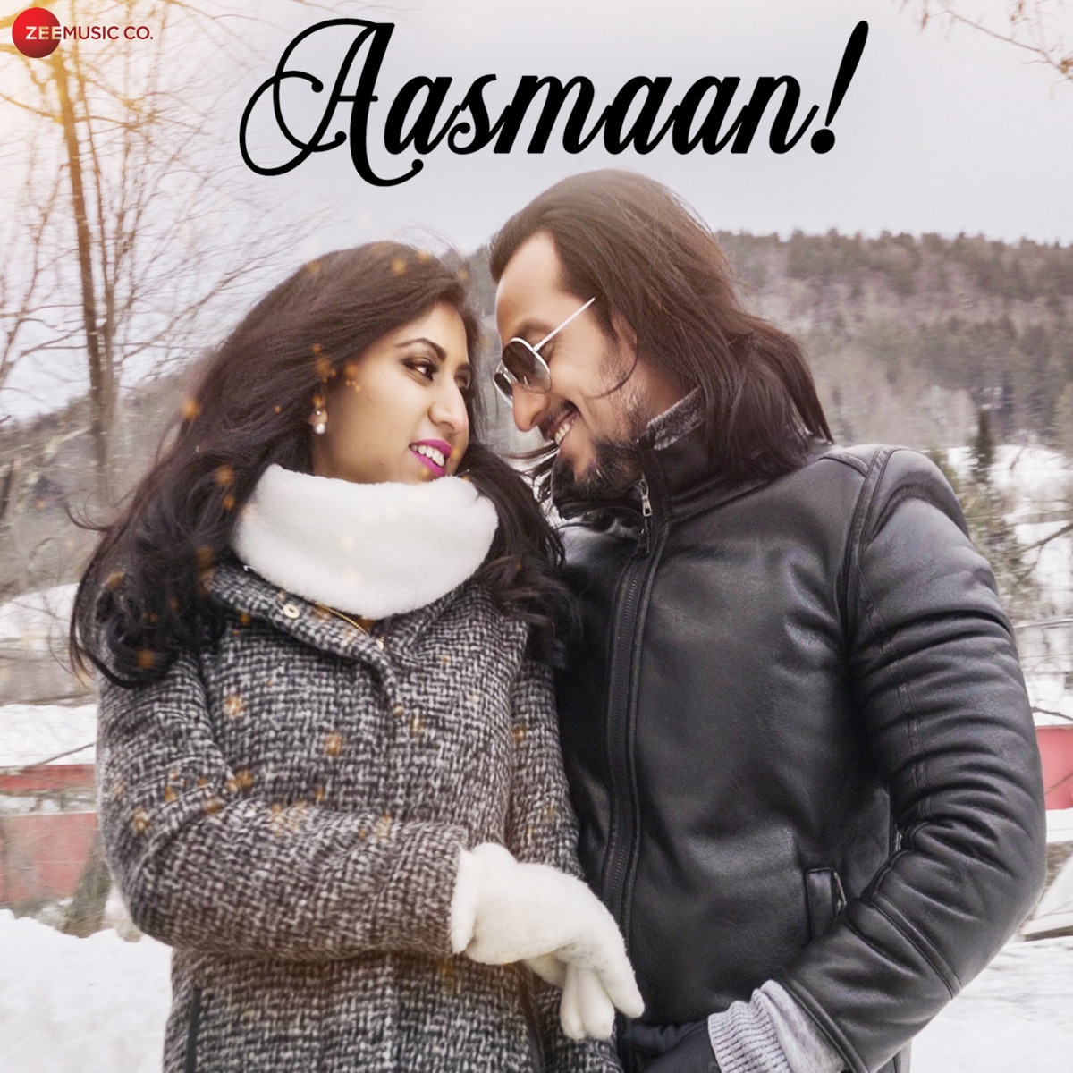 Aasmaan - Single by Prateek Gandhi & Priyasi album cover