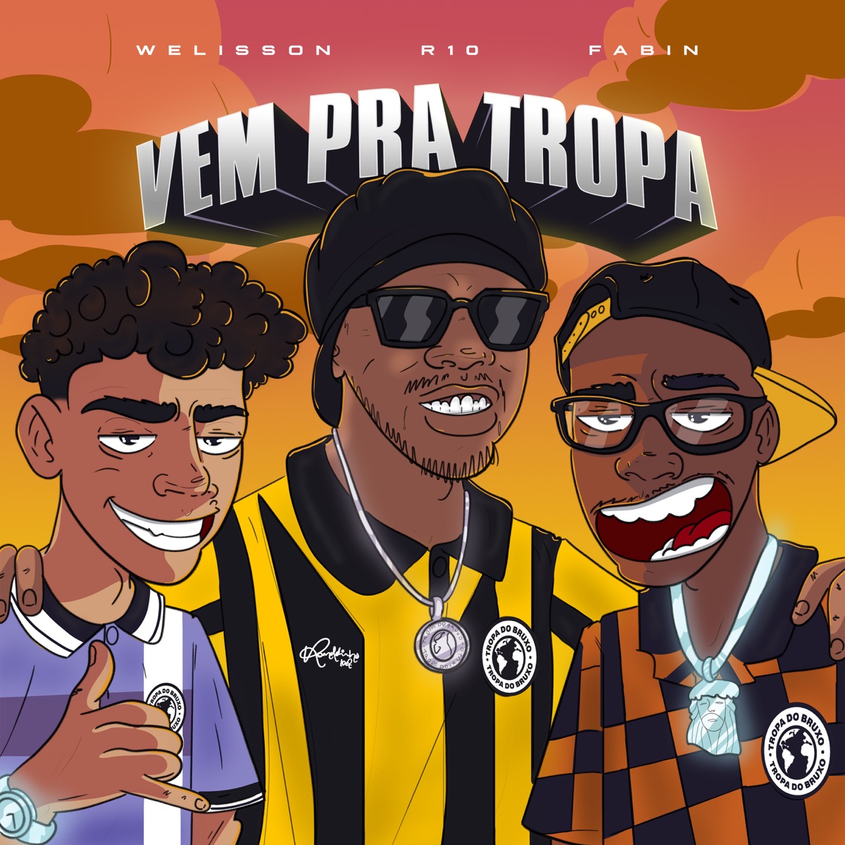 Vem pra Tropa - Single by Tropa do Bruxo, Welisson & Fabin album cover