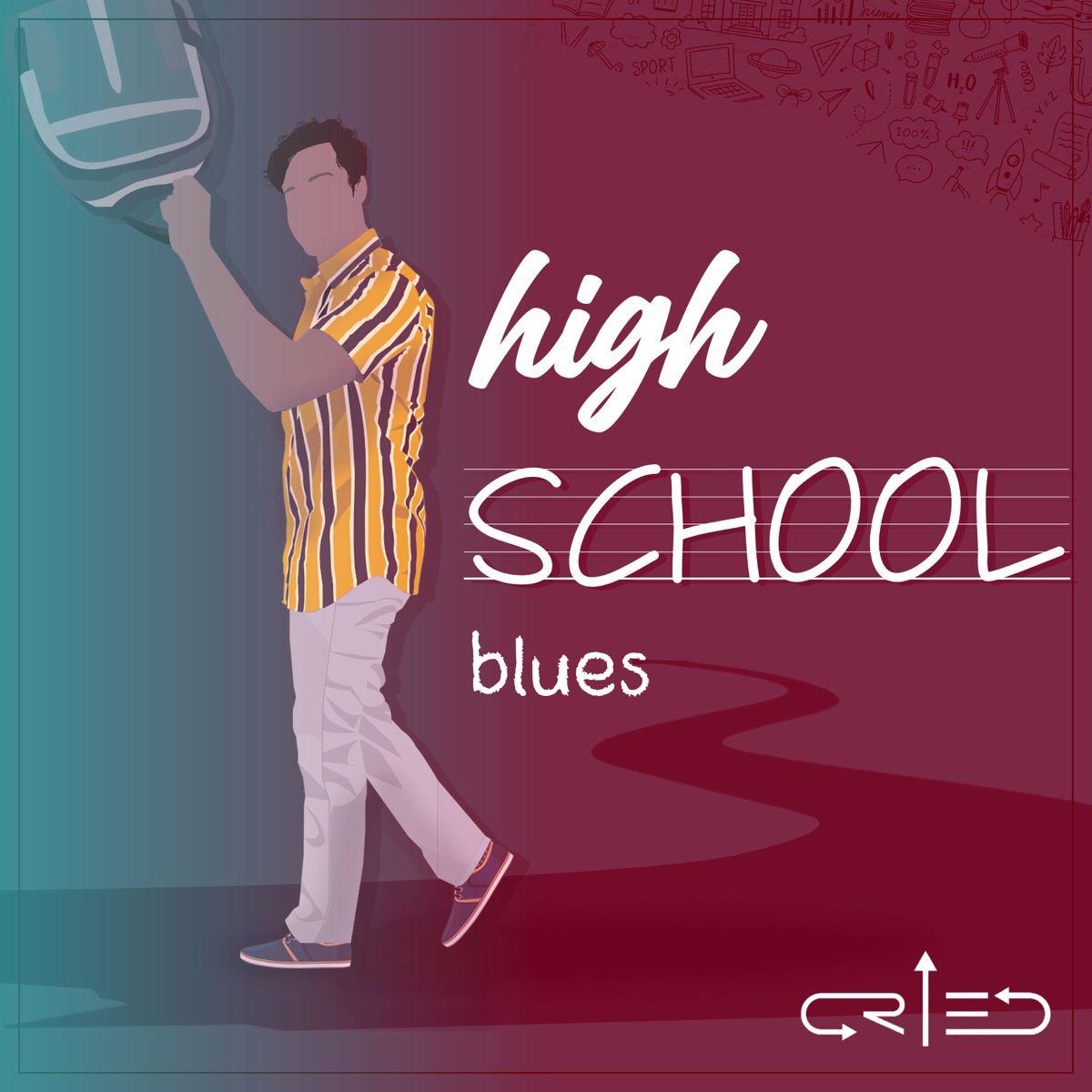 High School Blues (Remix) - Single by ICRIED album cover