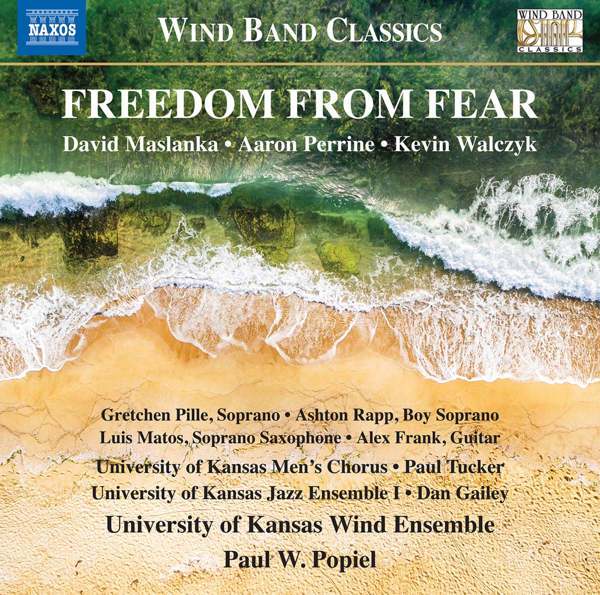 Freedom from Fear by University of Kansas Wind Ensemble & Paul Popiel album cover