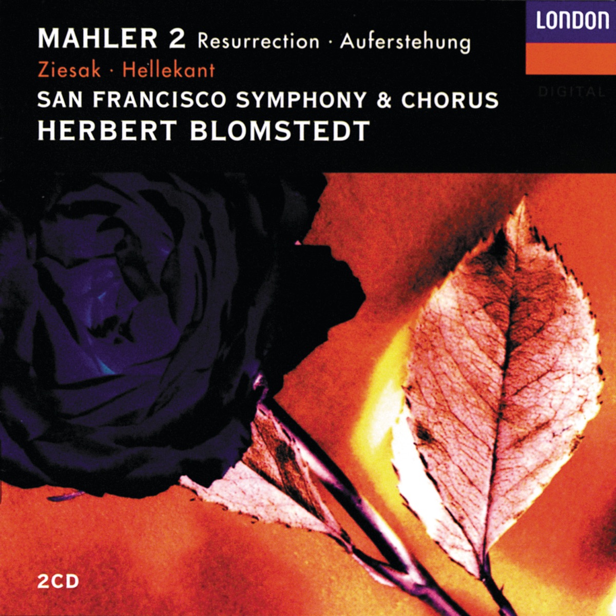 Mahler: Symphony No. 2 by Ruth Ziesak, Charlotte Hellekant, San Francisco Symphony Chorus, San Francisco Symphony & Herbert Blomstedt album cover