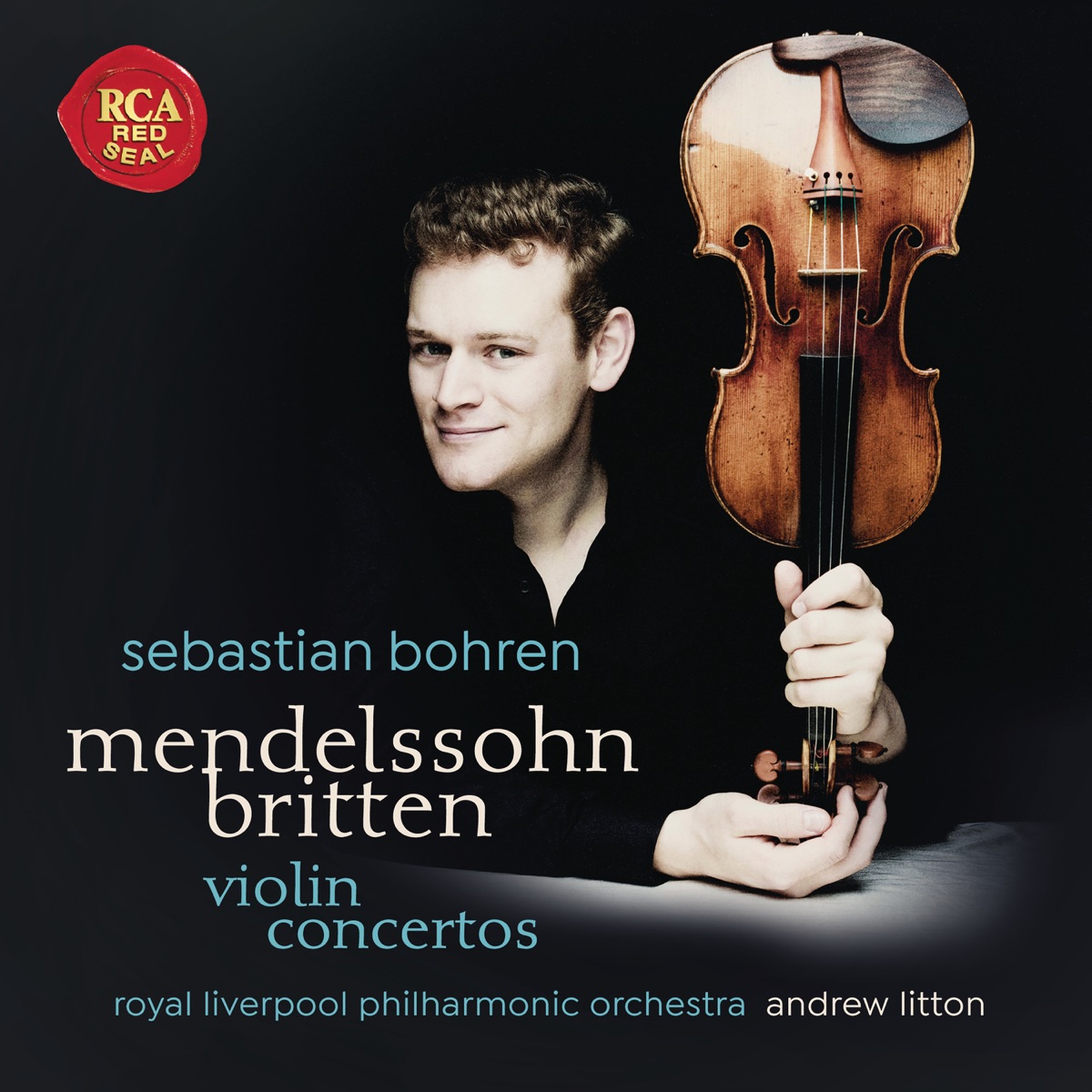 Mendelssohn & Britten: Violin Concertos by Sebastian Bohren, Royal Liverpool Philharmonic Orchestra & Andrew Litton album cover