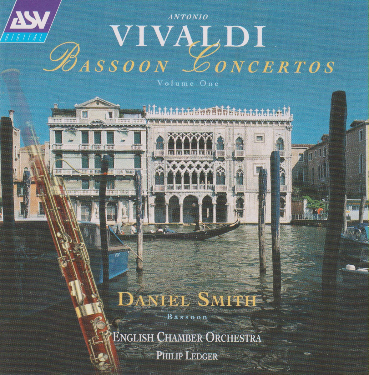 Vivaldi: Bassoon Concertos, Vol. One by Daniel Smith, English Chamber Orchestra & Sir Philip Ledger album cover