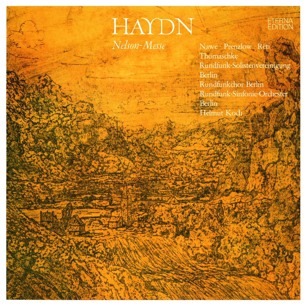 Haydn: Mass In D Minor, "Nelson Mass" by Helmut Koch & Rundfunk-Sinfonieorchester Berlin album cover