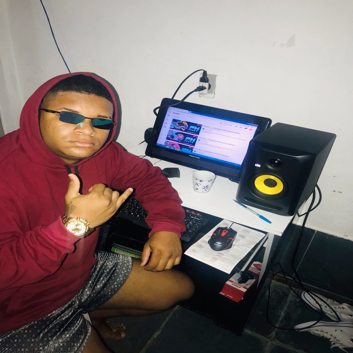 GLOCK DE RAJADA (feat. DJ Crocker) - Single by MC IURY 17 album cover