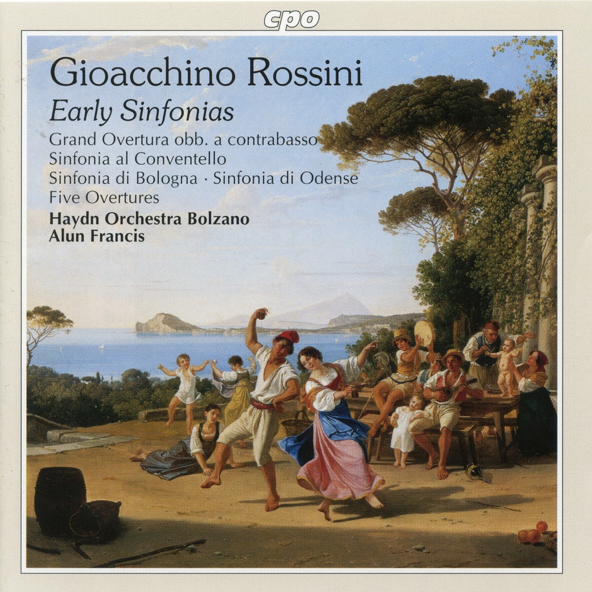 Rossini: Early Sinfonias by Alun Francis & L'Orchestra Haydn di Bolzano e Trento album cover