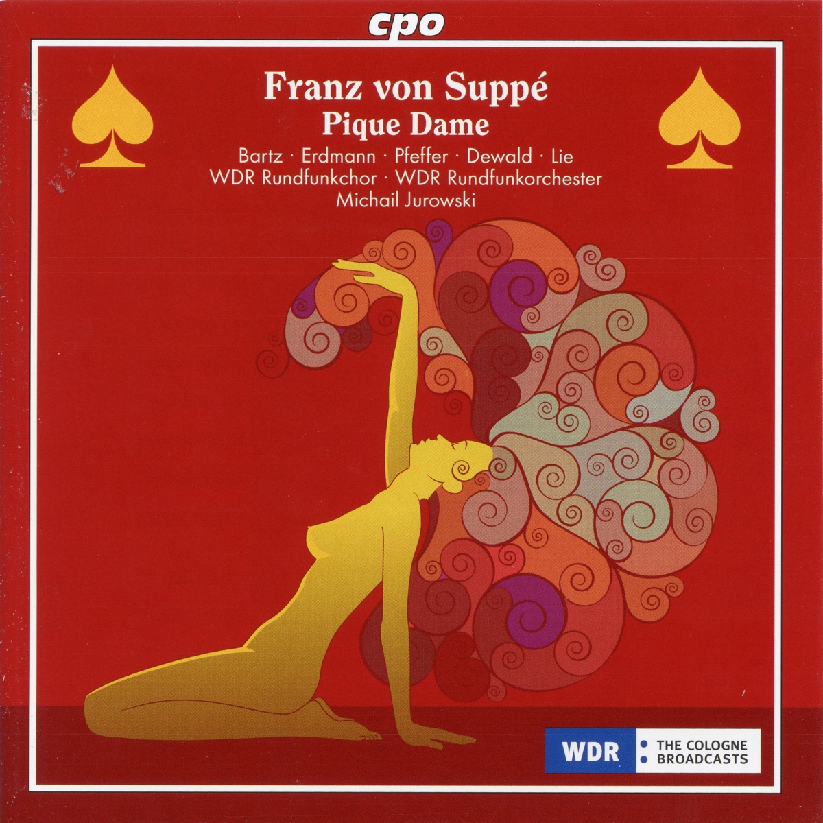 Suppé: Pique Dame (Excerpts) by Michail Jurowski, WDR Rundfunkorchester Köln, Anjara Ingrid Bartz, Tom Erik Lie, Mojca Erdmann, Anneli Pfeffer, WDR Rundfunkchor Köln & Thomas Dewald album cover