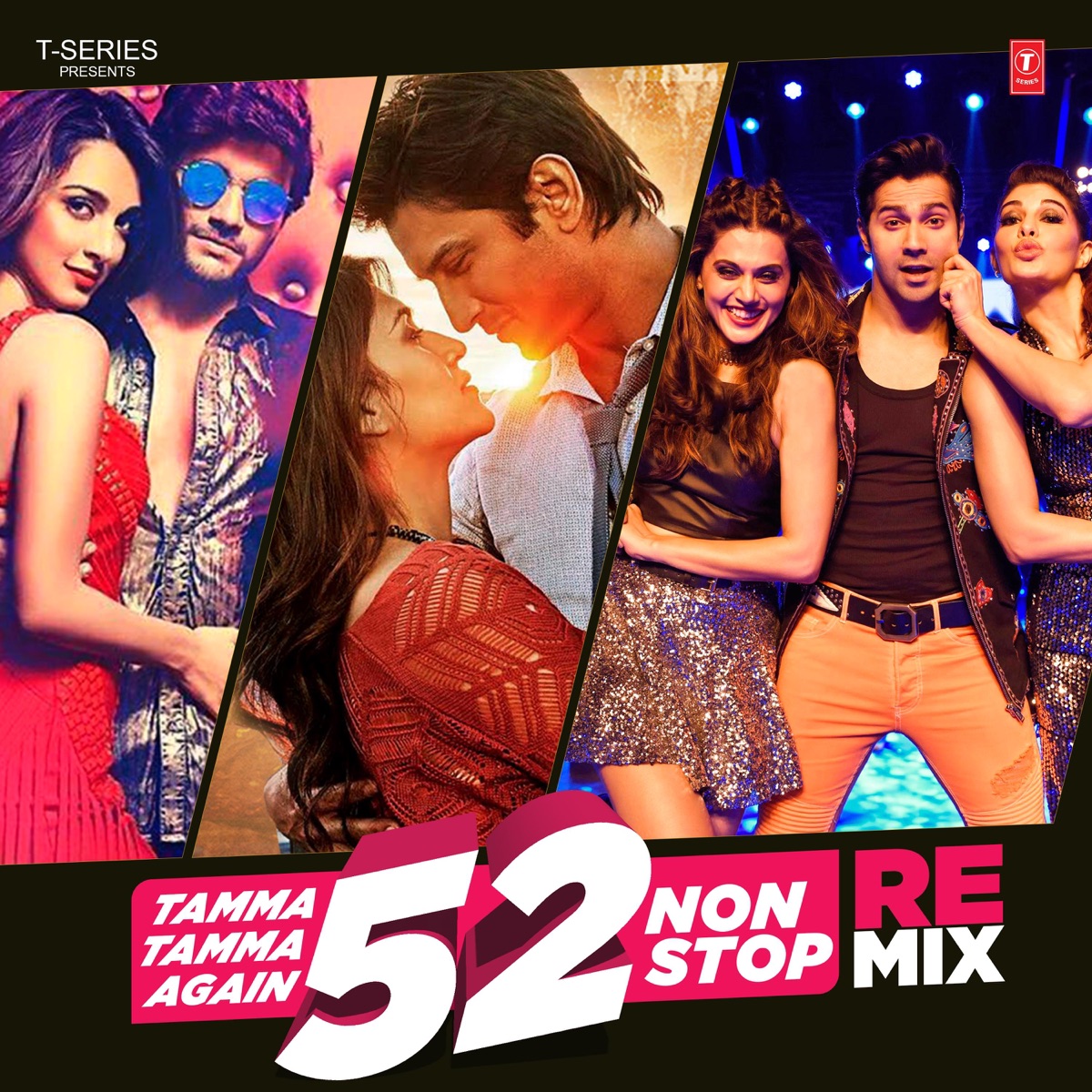 Tamma Tamma Again 52 Non Stop Remix by Arya Acharya, Aditi Singh Sharma, Adityan, Alisha Chinai, Amaal Mallik, Amit Mishra, Anuradha Paudwal, Anushka Sharma, Apeksha Dandekar, Arijit Singh, Armaan Malik, Arman Hasan, Badshah, Bappi Lahiri, Benny Dayal, Brijesh Shandilya, Brown Gal, Bups Saggu, Kedrock & Sd Style album cover