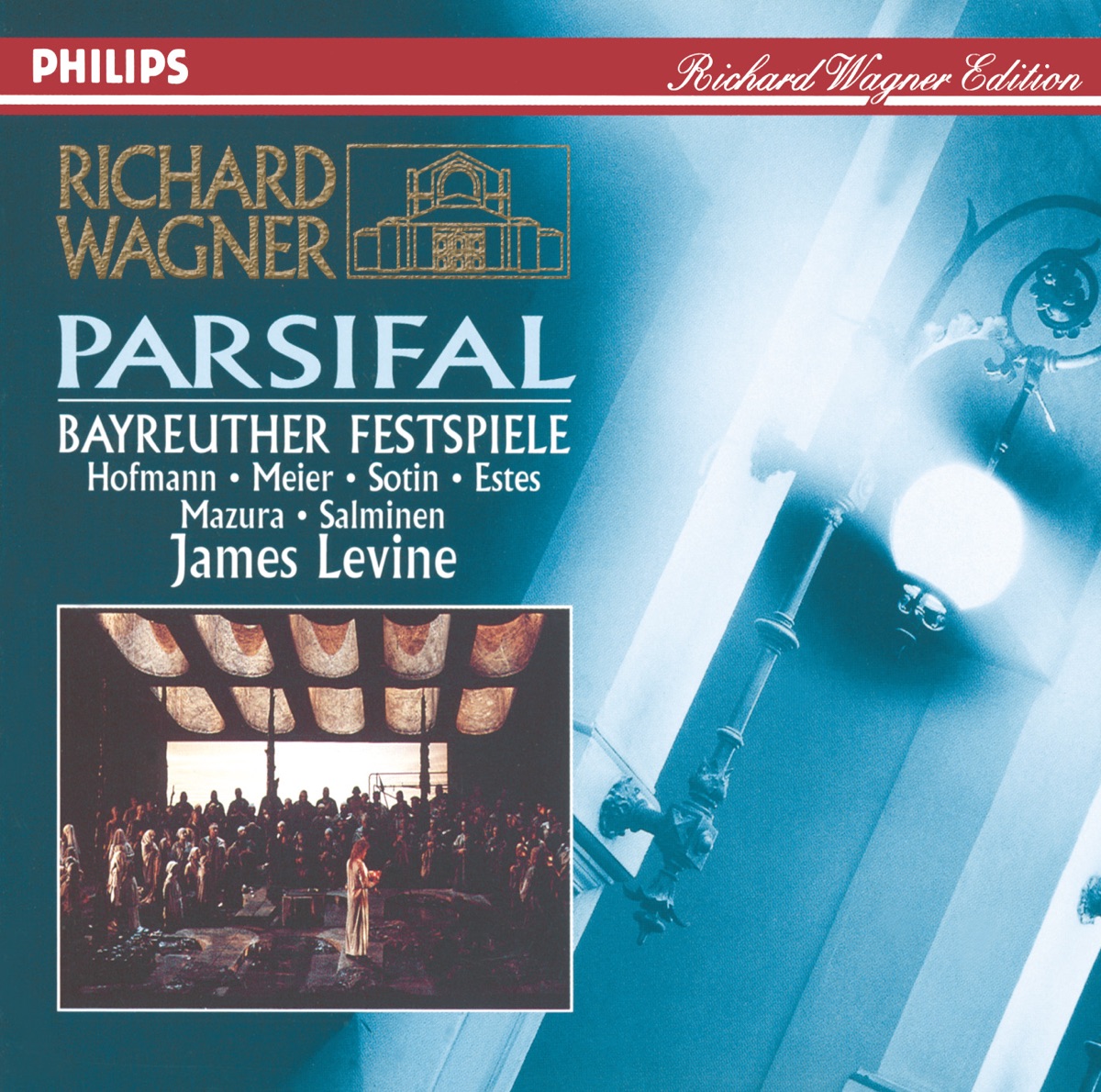 Wagner: Parsifal by Peter Hoffmann, Simon Estes, Hans Sotin, Waltraud Meier, Bayreuth Festival Choir, Bayreuth Festival Orchestra & James Levine album cover