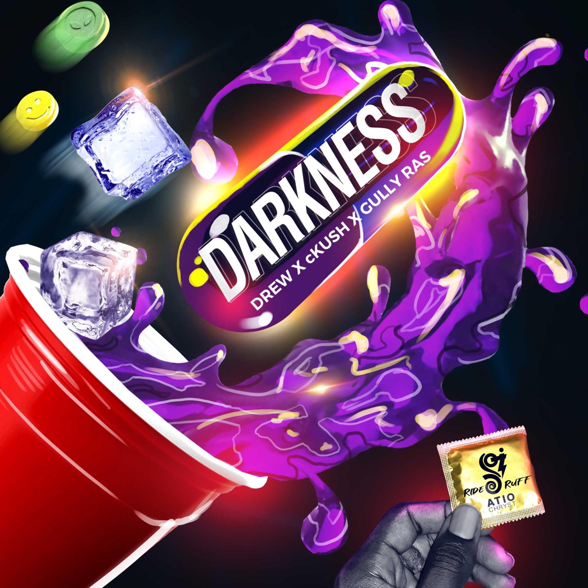 Darkness (feat. Gully Ras & cKush) - Single by Drew Thoven album cover