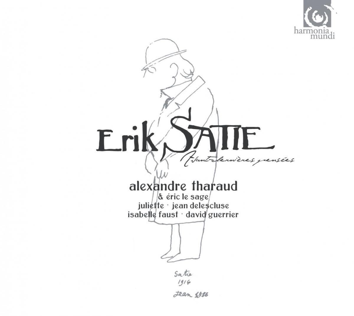Satie: Avant-dernières pensées by Alexandre Tharaud album cover