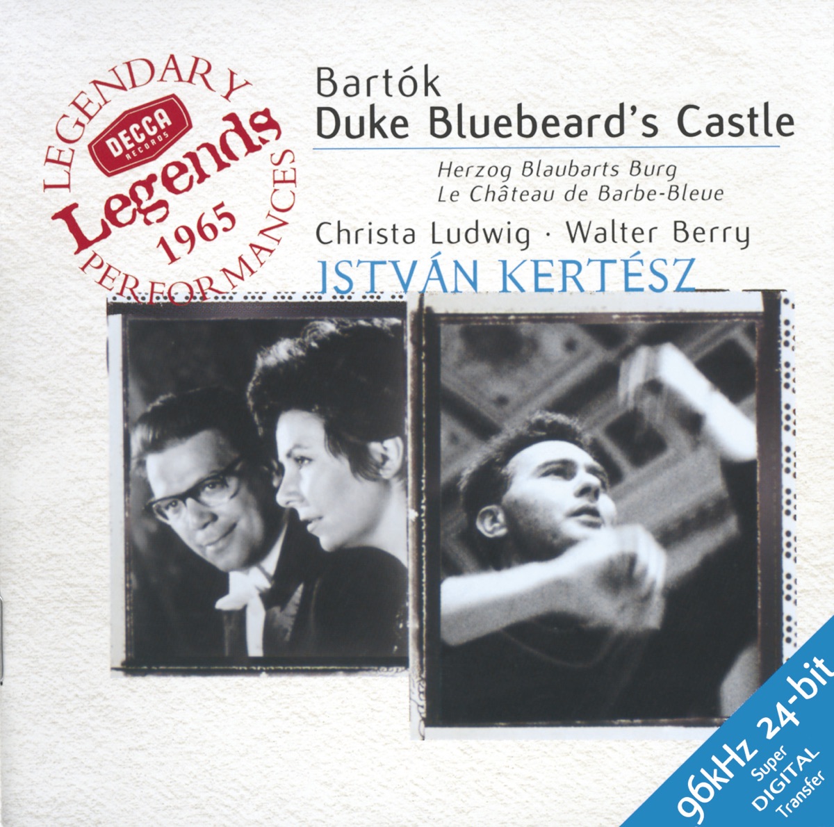 Bartók: Duke Bluebeard's Castle by Christa Ludwig, István Kertész, Walter Berry & London Symphony Orchestra album cover
