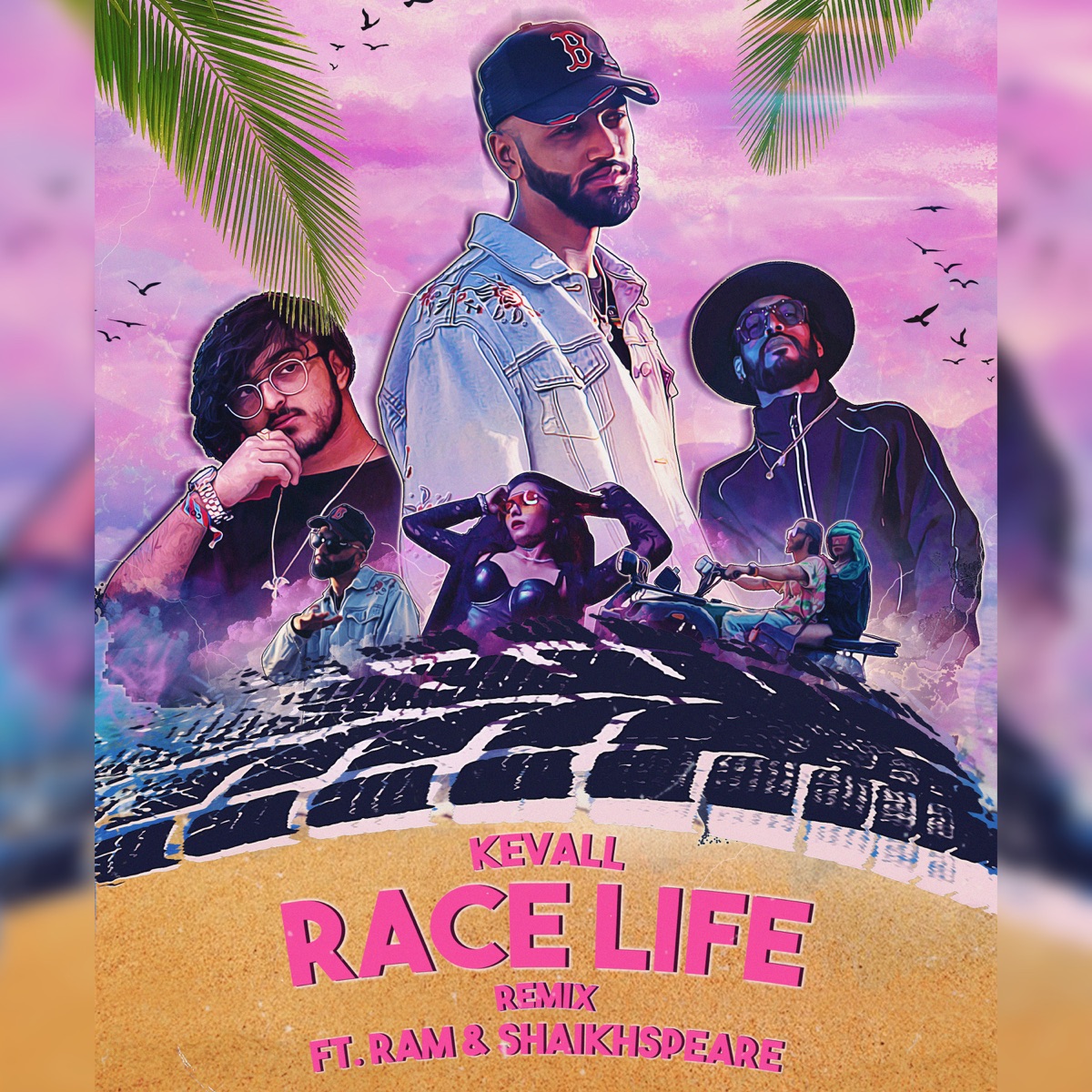 Race Life (Remix) [feat. Shaikhspeare & Ram] - Single by Kevall album cover