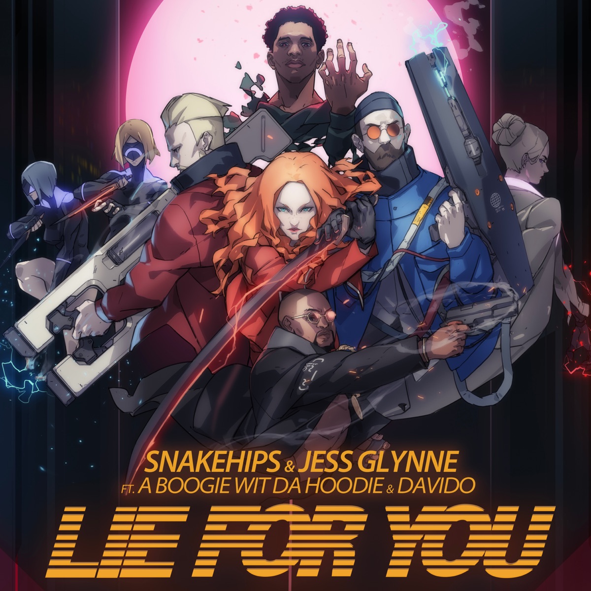 Lie for You (feat. A Boogie wit da Hoodie & Davido) - Single by Snakehips & Jess Glynne album cover artwork