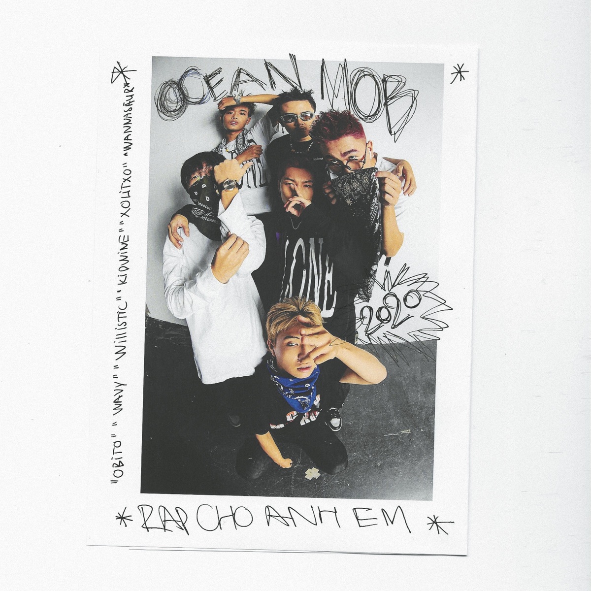 RAP CHO ANH EM (feat. Willistic, Wavy, xolitxo, Gill & Obito) - Single by OCEAN MOB album cover