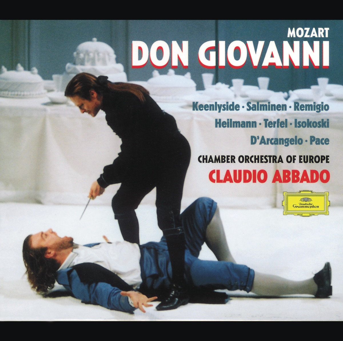 Mozart: Don Giovanni by Chamber Orchestra of Europe, Bryn Terfel, Carmela Remigio, Claudio Abbado, Coro Di Ferrara Musica, Giordano Tunioli, Matti Salminen, Simon Keenlyside, Soile Isokoski & Uwe Heilmann album cover