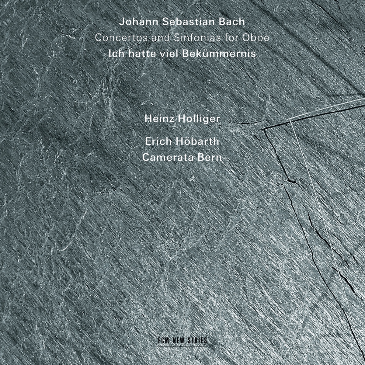 Johann Sebastian Bach: Concertos and Sinfonias for Oboe by Heinz Holliger, Camerata Bern & Erich Höbarth album cover