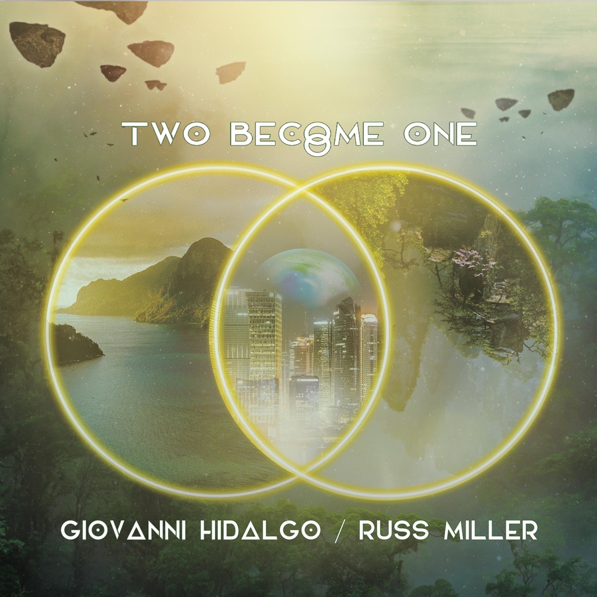 Two Become One by Giovanni Hidalgo & Russ Miller album cover