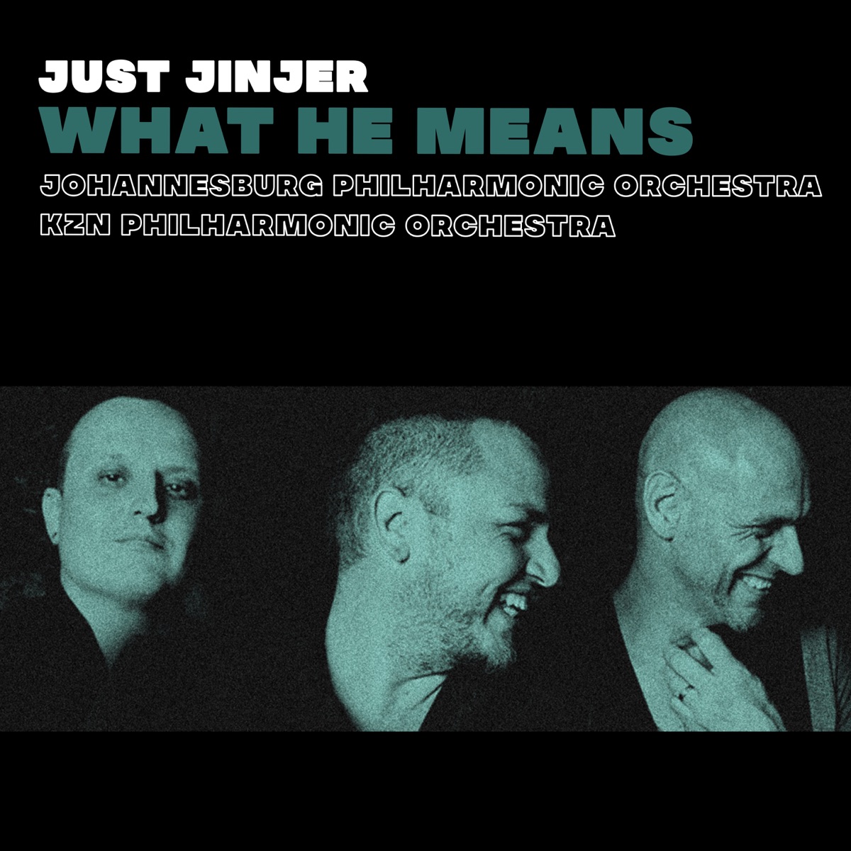 What He Means (feat. Johannesburg Philharmonic Orchestra & KZN Philharmonic Orchestra) - Single by Just Jinjer album cover