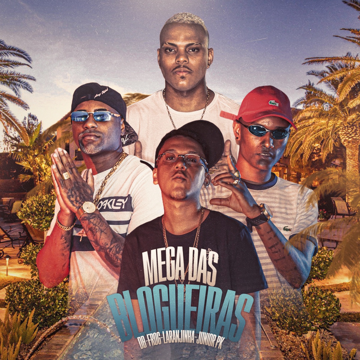 Mega das Blogueiras - Single by MC Frog, Mc DB, Mc Laranjinha & Mc Junior Pk album cover