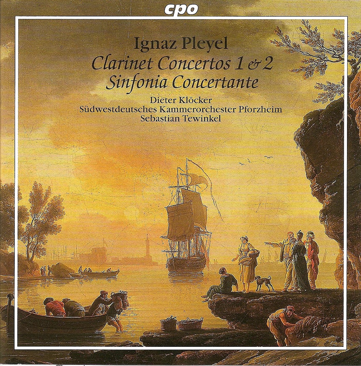 Pleyel: Clarinet Concertos Nos. 1 and 2 - Sinfonia Concertante In B Flat Major by Sebastian Tewinkel, South West German Chamber Orchestra, Pforzheim, Dieter Klöcker & Sandra Arnold album cover