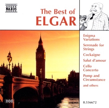 The Best of Elgar by Adrian Leaper, Capella Istropolitana & CSSR Symphony Orchestra album cover