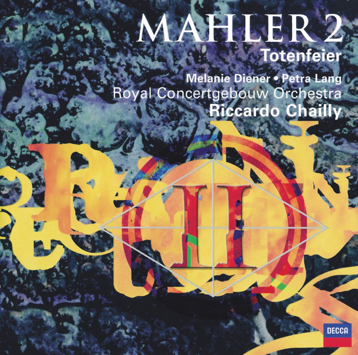 Mahler: Symphony No. 2 "Resurrection" & Totenfeier by Riccardo Chailly, Royal Concertgebouw Orchestra, Melanie Diener, Petra Lang & Prague Philharmonic Choir album cover