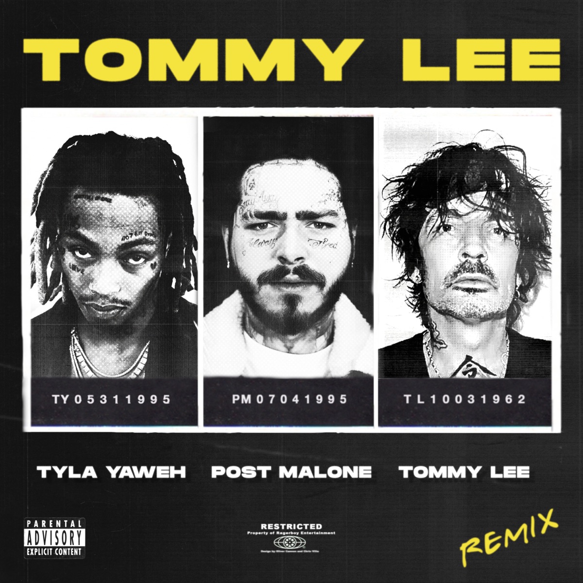Tommy Lee (feat. Post Malone) [Tommy Lee Remix] - Single by Tyla Yaweh & Tommy Lee album cover
